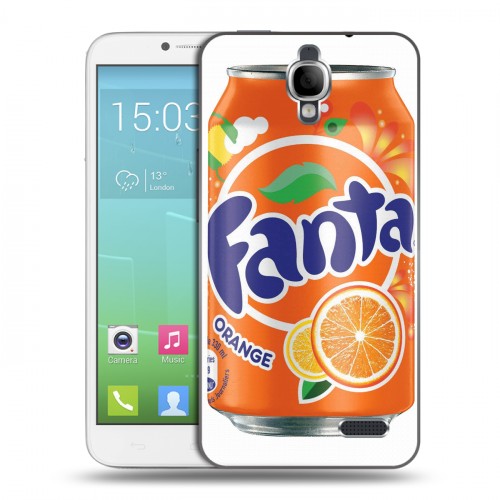 Дизайнерский силиконовый чехол для Alcatel One Touch Idol Fanta