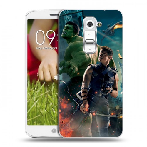 Дизайнерский пластиковый чехол для LG Optimus G2 mini Мстители