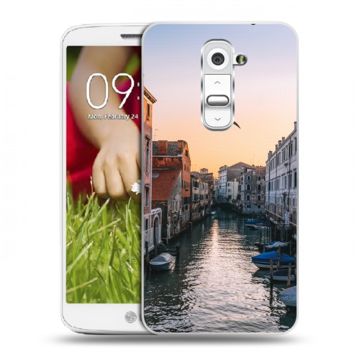 Дизайнерский пластиковый чехол для LG Optimus G2 mini венеция