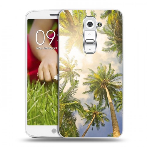 Дизайнерский пластиковый чехол для LG Optimus G2 mini Hawaii