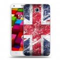 Дизайнерский пластиковый чехол для Huawei Honor 3x Флаг Британии