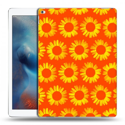 Дизайнерский пластиковый чехол для Ipad Pro Монохромные цветы