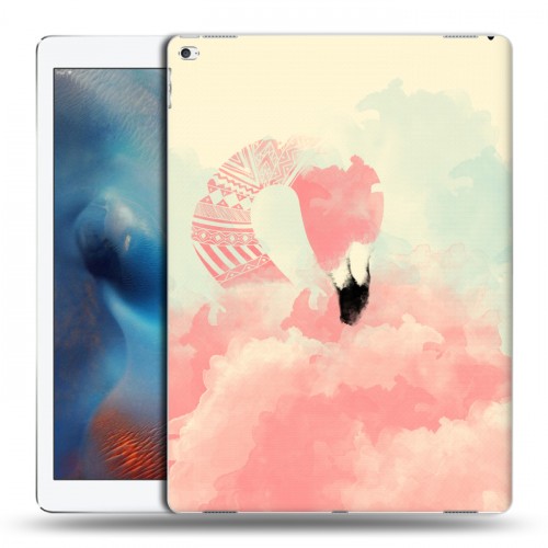 Дизайнерский силиконовый чехол для Ipad Pro Розовые фламинго