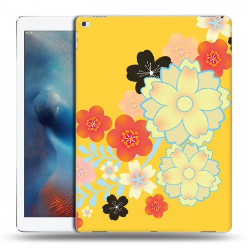 Дизайнерский пластиковый чехол для Ipad Pro Цветы кимоно