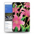 Дизайнерский силиконовый чехол для Samsung Galaxy Tab Pro 8.4 Люксовые цветы