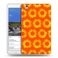 Дизайнерский силиконовый чехол для Samsung Galaxy Tab Pro 8.4 Монохромные цветы
