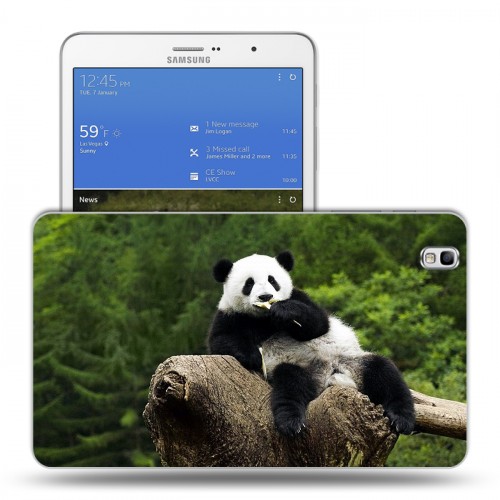 Дизайнерский силиконовый чехол для Samsung Galaxy Tab Pro 8.4 Панды