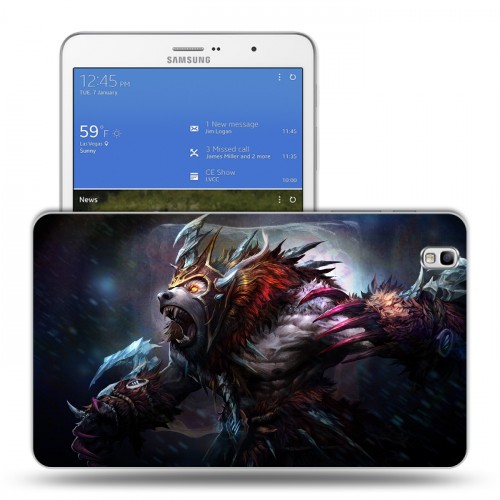 Дизайнерский силиконовый чехол для Samsung Galaxy Tab Pro 8.4 Dota 2