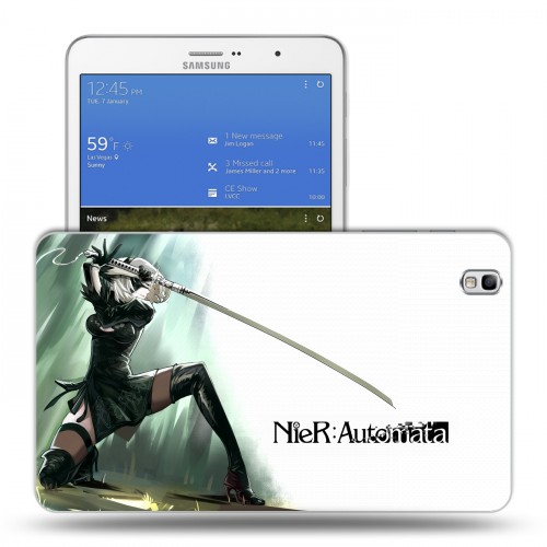Дизайнерский силиконовый чехол для Samsung Galaxy Tab Pro 8.4 NieR:Automata