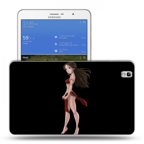 Дизайнерский силиконовый чехол для Samsung Galaxy Tab Pro 8.4 Аватар