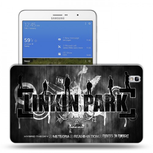 Дизайнерский силиконовый чехол для Samsung Galaxy Tab Pro 8.4 Linkin Park