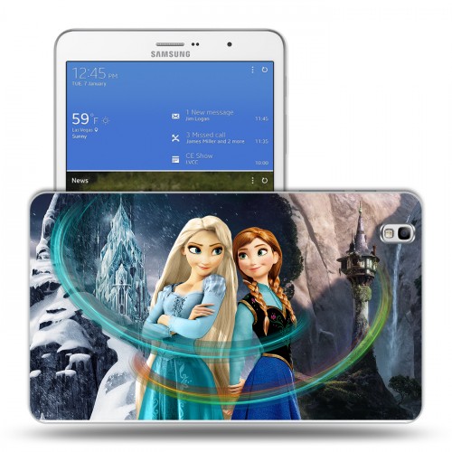 Дизайнерский силиконовый чехол для Samsung Galaxy Tab Pro 8.4 Холодное сердце