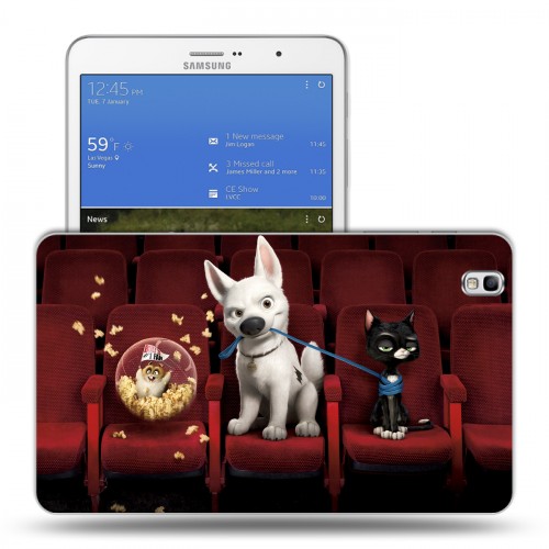 Дизайнерский силиконовый чехол для Samsung Galaxy Tab Pro 8.4 Вольт