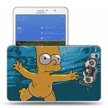 Дизайнерский силиконовый чехол для Samsung Galaxy Tab Pro 8.4 Симпсоны