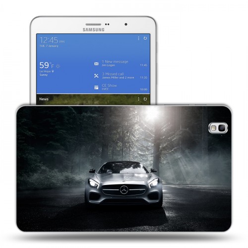 Дизайнерский силиконовый чехол для Samsung Galaxy Tab Pro 8.4  Mercedes