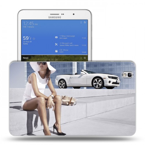 Дизайнерский силиконовый чехол для Samsung Galaxy Tab Pro 8.4 chevrolet
