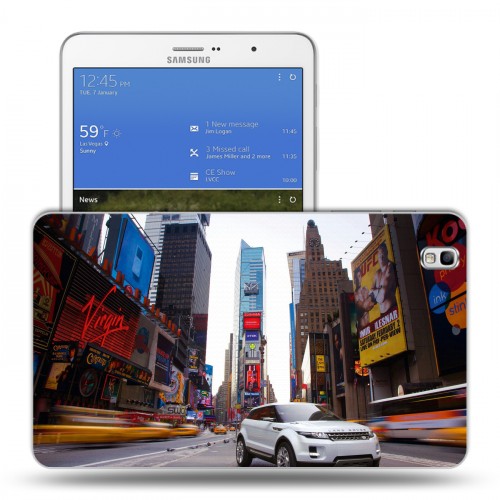 Дизайнерский силиконовый чехол для Samsung Galaxy Tab Pro 8.4 Land Rover