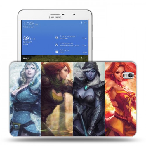 Дизайнерский силиконовый чехол для Samsung Galaxy Tab Pro 8.4 dota2