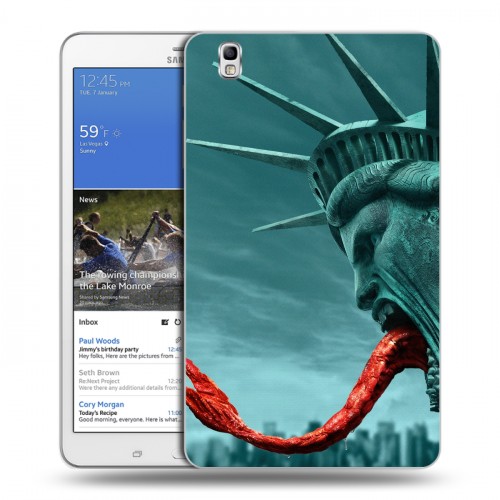 Дизайнерский силиконовый чехол для Samsung Galaxy Tab Pro 8.4 штамм