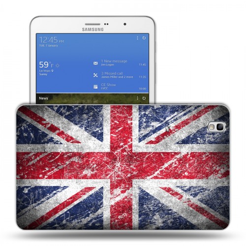 Дизайнерский силиконовый чехол для Samsung Galaxy Tab Pro 8.4 флаг Британии