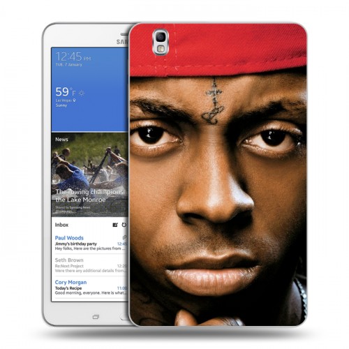 Дизайнерский силиконовый чехол для Samsung Galaxy Tab Pro 8.4 Lil Wayne
