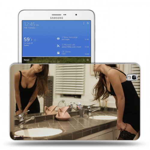 Дизайнерский силиконовый чехол для Samsung Galaxy Tab Pro 8.4 меган фокс