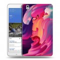Дизайнерский силиконовый чехол для Samsung Galaxy Tab Pro 8.4 Размытые краски