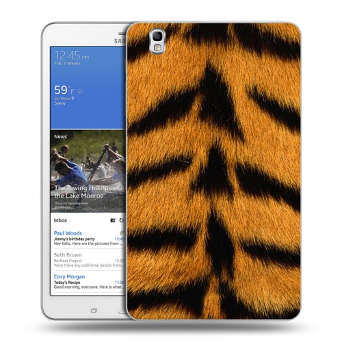 Дизайнерский силиконовый чехол для Samsung Galaxy Tab Pro 8.4 Текстуры мехов