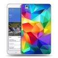 Дизайнерский силиконовый чехол для Samsung Galaxy Tab Pro 8.4 Геометрия радости
