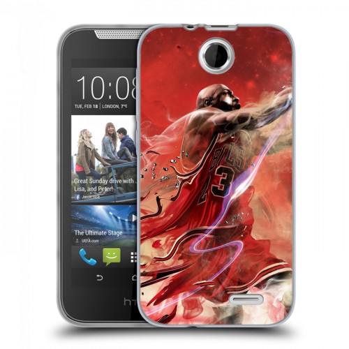 Дизайнерский силиконовый чехол для HTC Desire 310 НБА