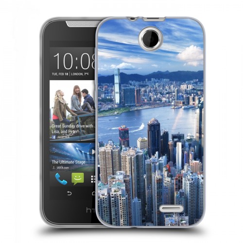 Дизайнерский силиконовый чехол для HTC Desire 310 Гонконг