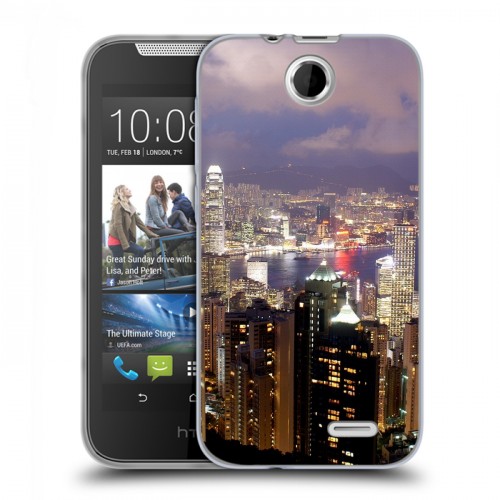 Дизайнерский силиконовый чехол для HTC Desire 310 Сингапур