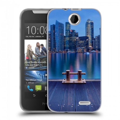 Дизайнерский силиконовый чехол для HTC Desire 310 Сингапур