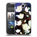 Дизайнерский силиконовый чехол для HTC Desire 310 Органические цветы