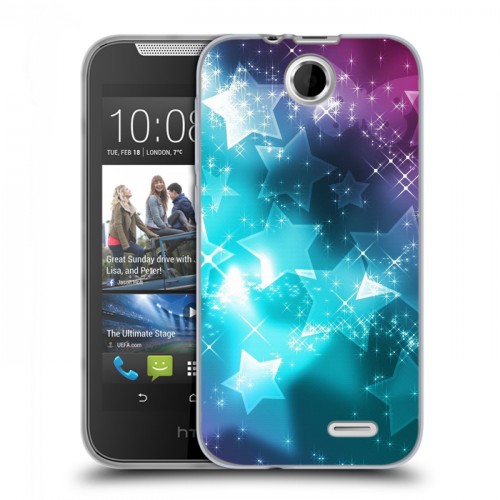 Дизайнерский силиконовый чехол для HTC Desire 310 Звезды