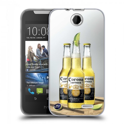 Дизайнерский силиконовый чехол для HTC Desire 310 Corona