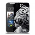 Дизайнерский силиконовый чехол для HTC Desire 310 Тигры