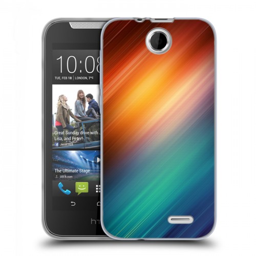 Дизайнерский силиконовый чехол для HTC Desire 310 Энергия красоты