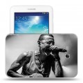 Дизайнерский силиконовый чехол для Samsung Galaxy Tab 3 Lite