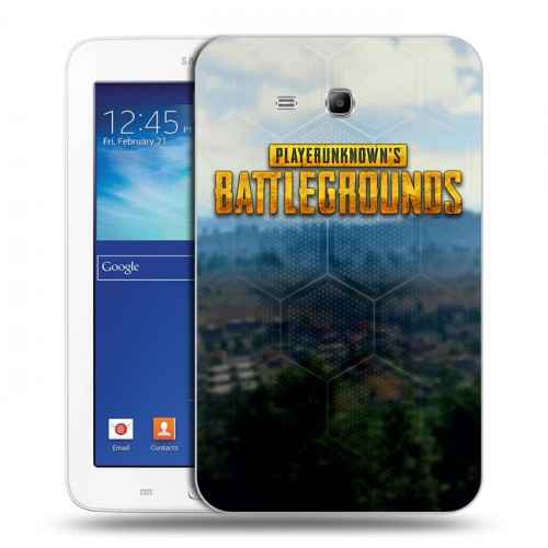 Дизайнерский силиконовый чехол для Samsung Galaxy Tab 3 Lite PLAYERUNKNOWN'S BATTLEGROUNDS