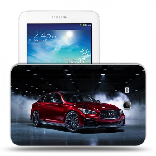 Дизайнерский силиконовый чехол для Samsung Galaxy Tab 3 Lite infiniti