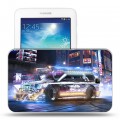 Дизайнерский силиконовый чехол для Samsung Galaxy Tab 3 Lite cadillac