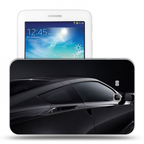 Дизайнерский силиконовый чехол для Samsung Galaxy Tab 3 Lite chevrolet