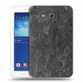 Дизайнерский силиконовый чехол для Samsung Galaxy Tab 3 Lite Мрамор текстура
