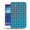 Дизайнерский силиконовый чехол для Samsung Galaxy Tab 3 Lite Разноцветные таблетки