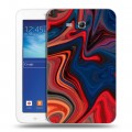 Дизайнерский силиконовый чехол для Samsung Galaxy Tab 3 Lite Размытые краски