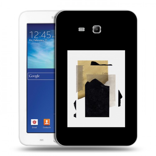 Дизайнерский силиконовый чехол для Samsung Galaxy Tab 3 Lite Стильные абстракции