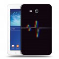 Дизайнерский силиконовый чехол для Samsung Galaxy Tab 3 Lite Неоновые образы