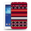 Дизайнерский силиконовый чехол для Samsung Galaxy Tab 3 Lite Этнические мотивы
