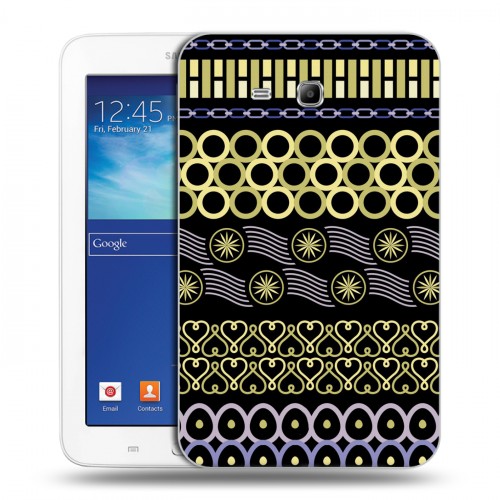 Дизайнерский силиконовый чехол для Samsung Galaxy Tab 3 Lite Мультикультурная этника